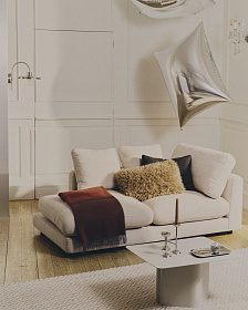 Столик Arvin из железа серого цвета 70 x 52 см