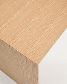 Письменный стол из дубового шпона Litto, 140 x 60 см