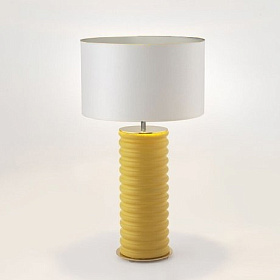 Настольная лампа Taro золотой металл, белый абажур 801011/41