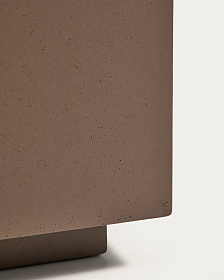Уличный столик Rustella из коричневого бетона, 35 x 35 см