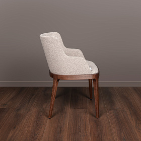 Стул Garbo/А ткань Loop 07, итальянский орех