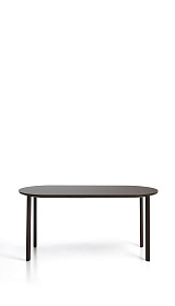 Уличный стол Erice из алюминия и закаленного стекла коричневого цвета, 230 x 100 см