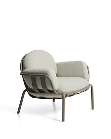 Уличное кресло Joncols из алюминия цвета таупе