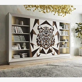 Стенка под ТВ 987 Tiger с подсветкой