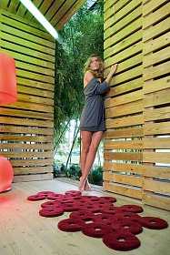 Ковер Funghi red 70x140