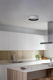 Shoku 350 Настенный/потолочный светильник белый/черный LED 24W 2700K DIM