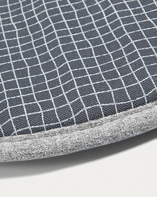 Подушка Stick круглая светло-серая