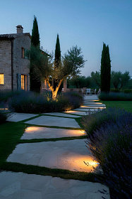 Уличный светодиодный светильник Kane-1 никель LED 3W 2700K