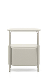 Тумба для ванной Arely из белой стали и белого лака