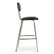 Барный стул Smilia из черного кожзаменителя