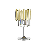 Настольная лампа Tiara 1L хром-золотой