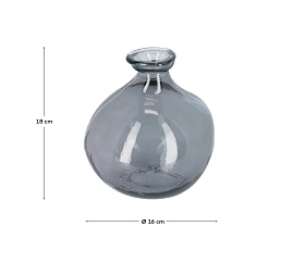 Ваза Anner синее стекло