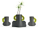 Ваза FLOWER POWER RAW S PIEDRA