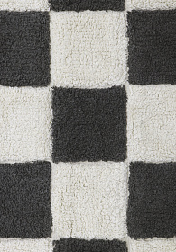 Ковер Шахматы серый 120*160