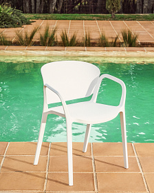Ania Уличный стул белый