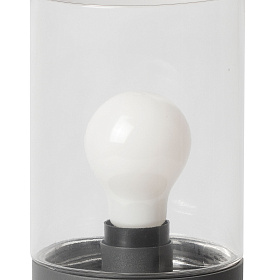 Проблесковый маячок Kila темно-серый/прозрачный H400 E27