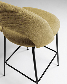 Полубарный стул Mahalia горчично-желтый