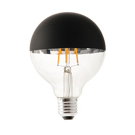 G95 DECORATIVA NEGRO MATE E27 4W 2700K DIM 400Lm1