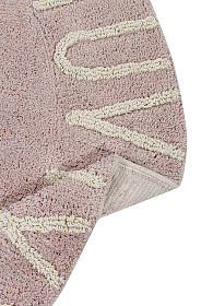 Ковер круглый Алфавит Round ABC (розовый) 150R