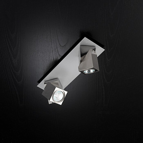 Потолочный светильник Practyk 17013/2 Silver + nickel
