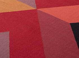 Ковер Vanguardias красный 170x240 см