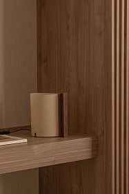 CATA Настольная лампа орех LED 2W 2200K