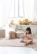 Корзина WOODY Винтажный нюдовый 30*30