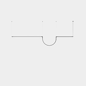 Подвес Tubs Modular Lineal Double with Arch 00-A150-05-M1