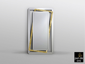Зеркало Nora золотое