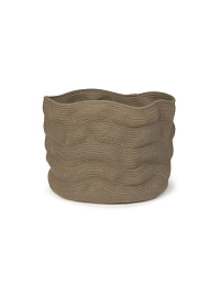 Корзина Stonewashed коричневая 30*25