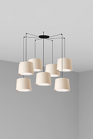 Подвесной светильник Conga бежевый 7L