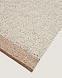 Бежевый шерстяной жаккардовый ковер Nifelia 200 x 80 см