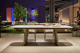 Раздвижной стол Tul закругл.столешница 240x100