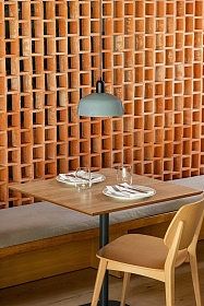 Подвесной светильник TATAWIN M с абажуром сине-серый металл 1xE27