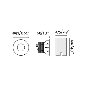 Встраиваемый светильник Grund 13W 