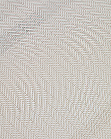 Шезлонг Lesina из алюминия и ткани цвета экрю