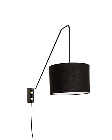 Настенный светильник Jex из черного металла