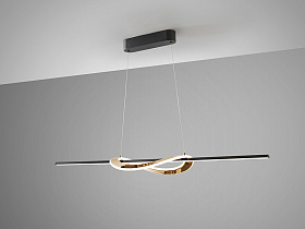 Enora Подвесной светильник черный/золотой