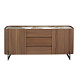 Сервант 3252/437-M ореховый со столешницей из керамики