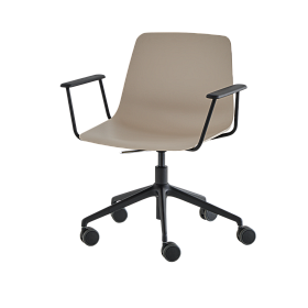 Стул Varya XL с алюминиевым поворотным основанием на 4 спицы (пластиковый монокорпус)