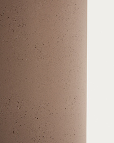 Кашпо Aiguablava из коричневого цемента, диаметр 42 см