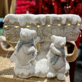 Фигура Мишки Welcome Н28 см