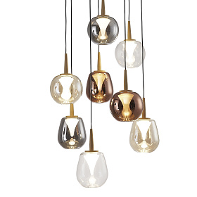 Люстра подвесная ANDROMEDA 8933+8PL