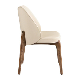 Стул 4207 из кремовой экокожи