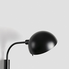 Настенный светильник Dominica черный 1XE27