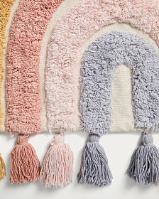 Настенный гобелен Tadea 100% хлопок разноцветная радуга 60 x 52 см