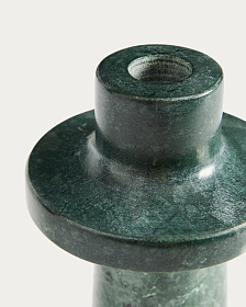 Подсвечник Zalvori из зеленого мрамора 18 см