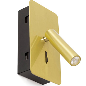 Встраиваемый светильник Suau атласное золото