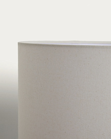 Абажур для подвесного светильника Niani из хлопка цвета слоновой кости, диаметр 60 см