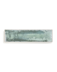 Абстрактная картина Selnar зеленая 182 x 47 см